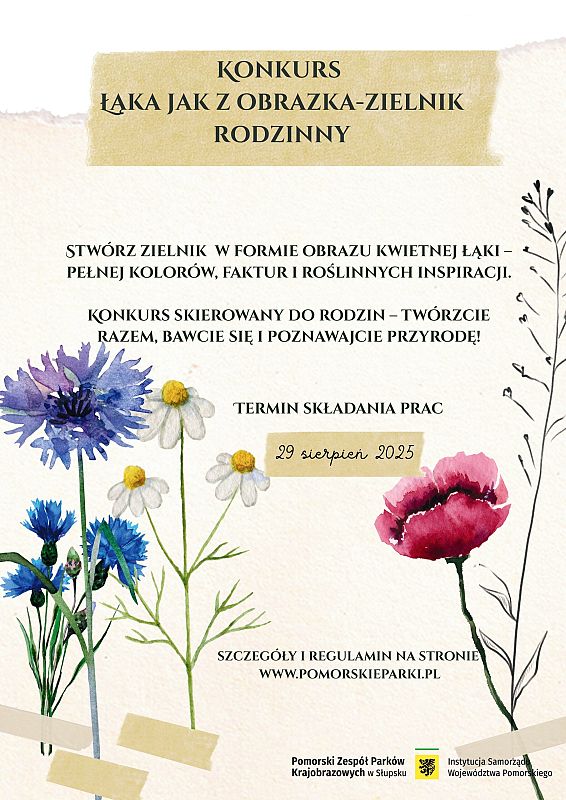 Grafika Łąka jak z obrazka – zielnik rodzinny