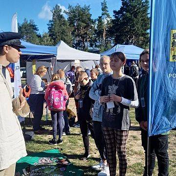 Grafika Piknik żeglarski we Wdzydzach Kiszewskich