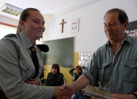Grafika Harcerze ze Starej Kiszewy w Ośrodku Edukacji Ekologicznej w Szymbarku