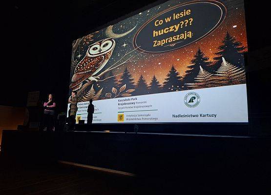 Przywitanie gości podczas spotkania " Co huczy w lesie"