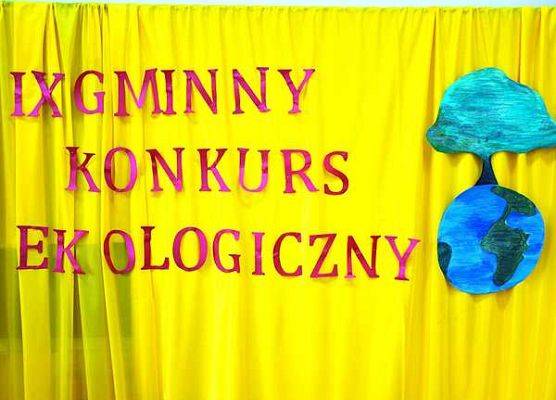 IX Gminny Konkurs Ekologiczny grafika