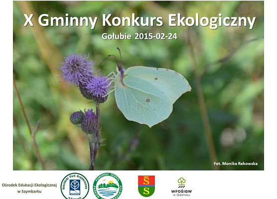 Grafika X Gminny Konkurs Ekologiczny w Gołubiu