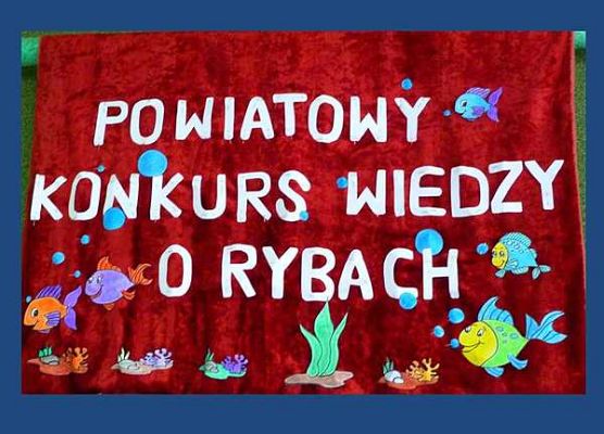 Grafika „Powiatowy konkurs wiedzy o rybach”