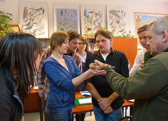 Grafika Warsztaty herpetologiczne w OEE w Szymbarku