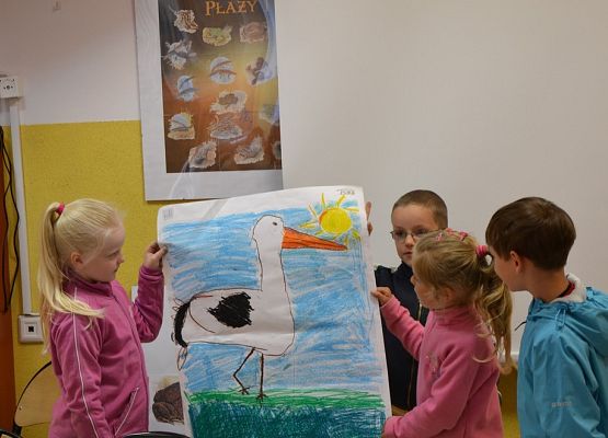 Grafika „Mój przyjaciel bocian”