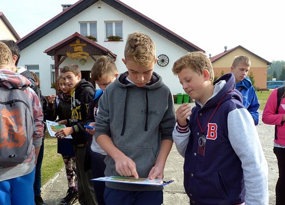 Grafika Przyrodniczy bieg na orientację w Szymbarku