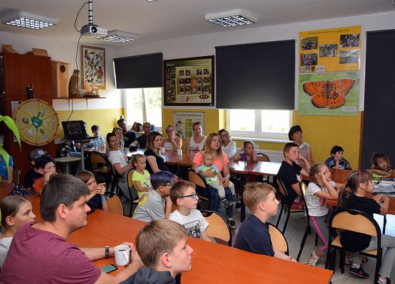 Grafika "Motyle i latające smoki"- warsztaty w OEE w Szymbarku
