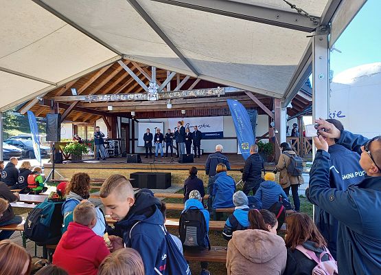 Grafika Piknik żeglarski we Wdzydzach Kiszewskich