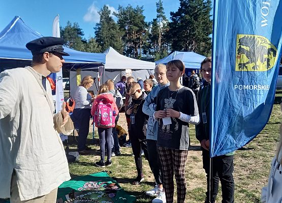 Grafika Piknik żeglarski we Wdzydzach Kiszewskich