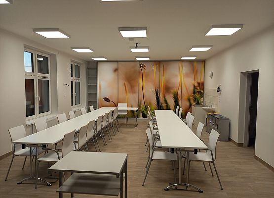 Grafika „Nowa siedziba Kaszubskiego Parku Krajobrazowego i Ośrodka Edukacji Ekologicznej”