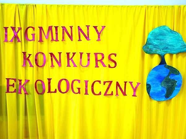 IX Gminny Konkurs Ekologiczny grafika