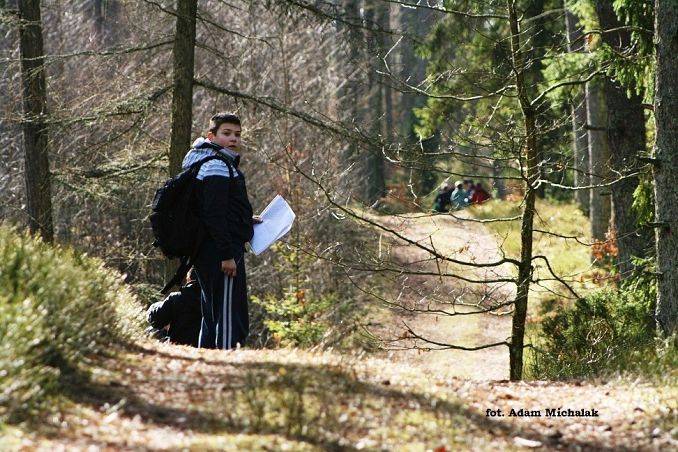 Ekologiczna gra terenowa „Pogoń za wiosną” grafika